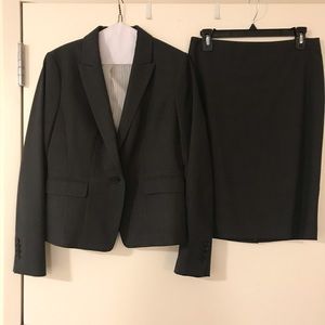 Gray skirt suit from Ann Taylor NEW not worn!